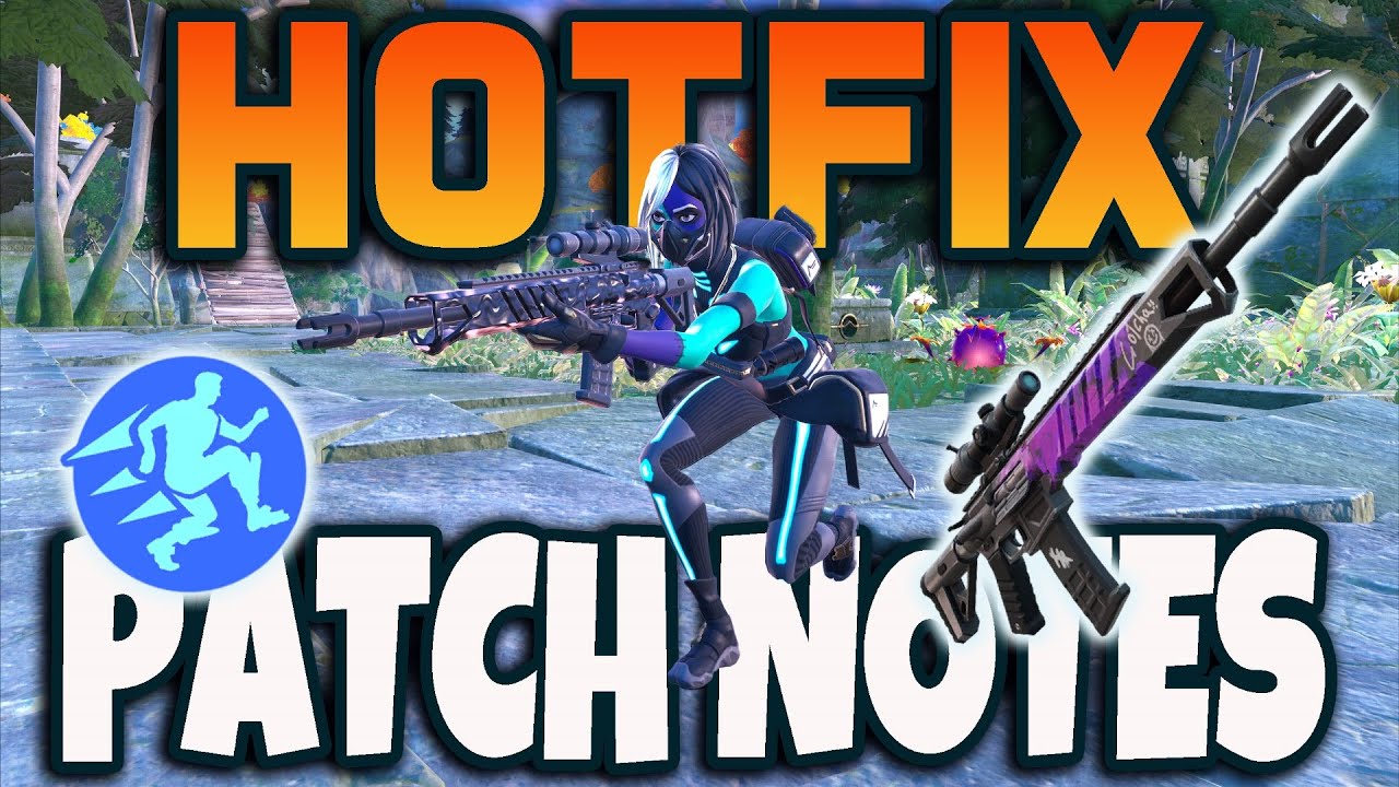 Fortnite patch notes