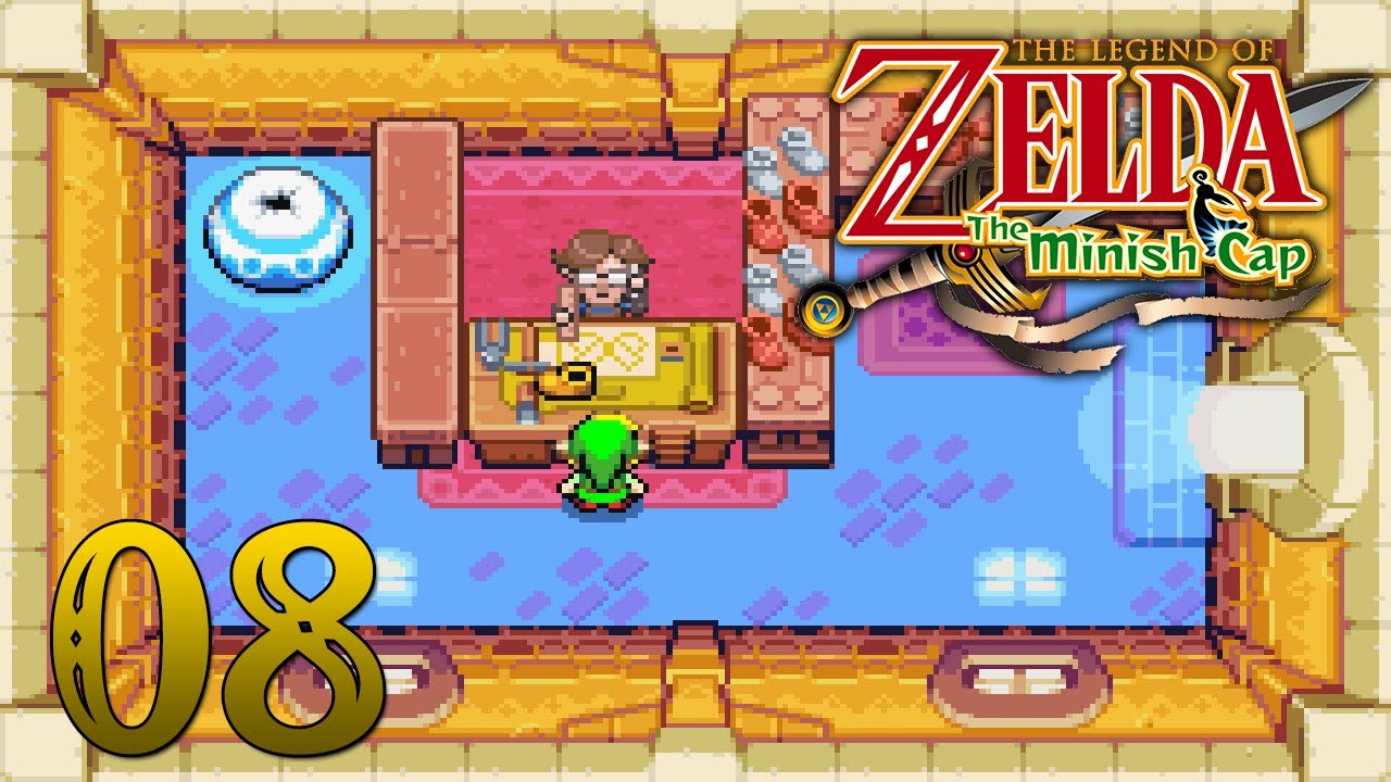 Detonado)The Legend Of Zelda: The Minish Cap. Parte 2 - O Chapéu falante e a  Vila Minish.