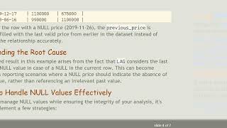 Resolving the LAG Function Quirk in Snowflake When Encountering NULL Values