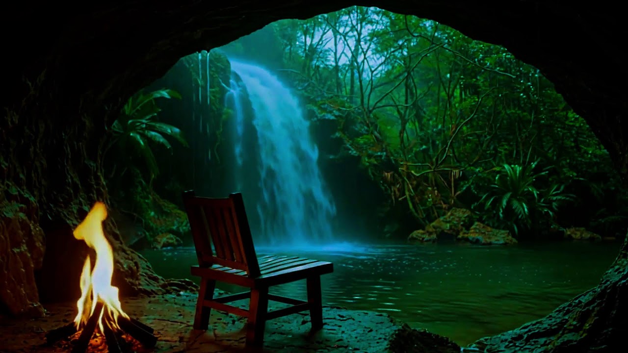 Gentle Rainstorm on Metal Roof with Soft Thunder | Relaxing ASMR for Sleep
