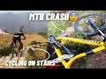 Crashed my bikeon mountain  mtb vlog