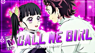 Call Me Girl - Kanao X Tanjiro Edit Amv 4K