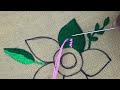 fantasia flower embroidery tutorial for beginners | very easy and simple flower embroidery