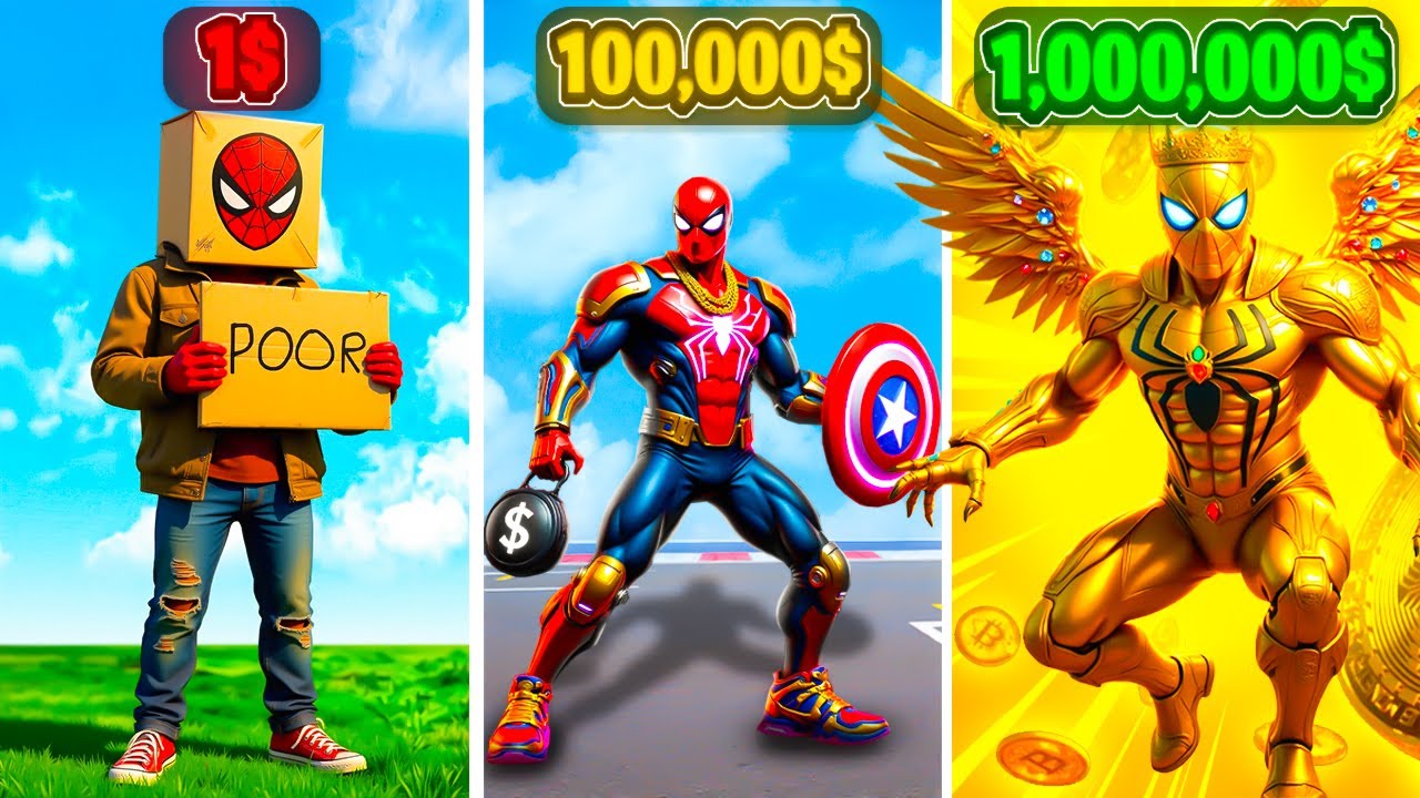 DEVIN CEL MAI BOGAT SPIDERMAN I GTA 5 RP