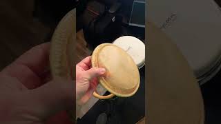 Bongo Head Replacement #drumming #latinpercussion #percussion