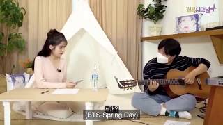 IU SINGING SPRING DAY BY BTS!!!!!!