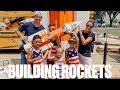 CELEBRATING THE 50TH ANNIVERSARY OF LANDING ON THE MOON BY BUILDING ROCKET SHIPS AS A FAMILY