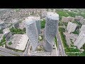 Drone view of the city of Mississauga, ON.