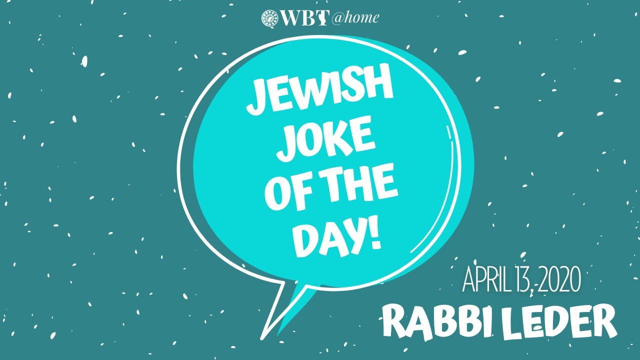 Rabbi Leder Jewish Joke of the Day: Two Old Women Sitting in Shul