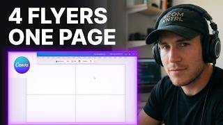 How to Make 4 Flyers on One Page in Canva (2026) | Step-by-Step