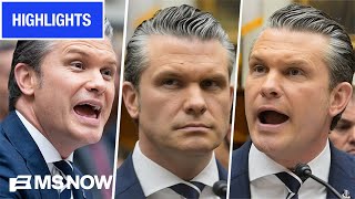 Reps Grill Pete Hegseth On Firings Gas Prices And Iran War  Ms Now Highlights
