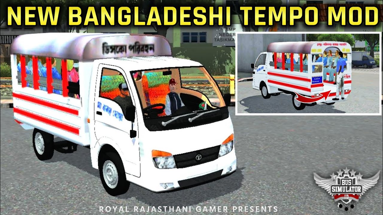 download New Bangladeshi Tempo Mod For Bussid 😍 Bussid V4.0.4