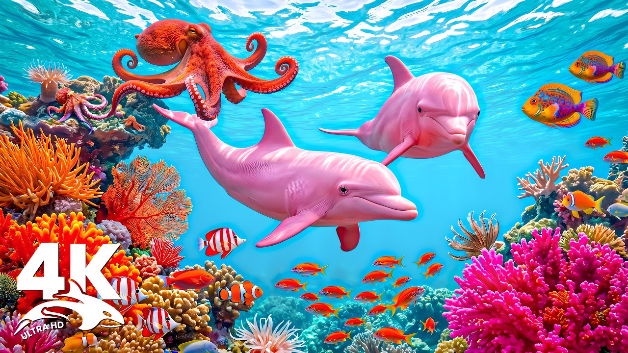 🐠 Spectacular Deep Sea Paradise 🌊 | Exotic Fish Swimming in Crystal Clear 4K UHD