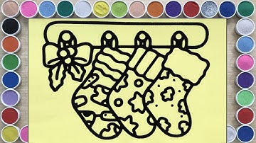 ASRM Christmas sand painting, how to draw a christmas tree, play drawing videos on youtube