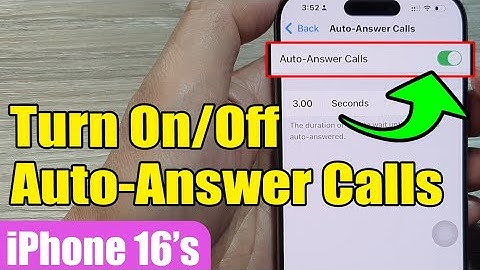 📴📞 How to Enable/Disable Auto-Answer Calls on iPhone 16/16 Pro/16 Pro Max/iOS 18 🌟