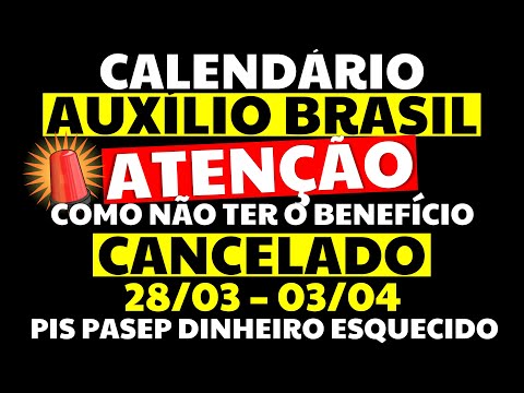 400 NA CONTA CALENDÁRIO AUXÍLIO BRASIL COMO NÃO SER CANCELADO? NOVIDADES DINHEIRO ESQUECIDO