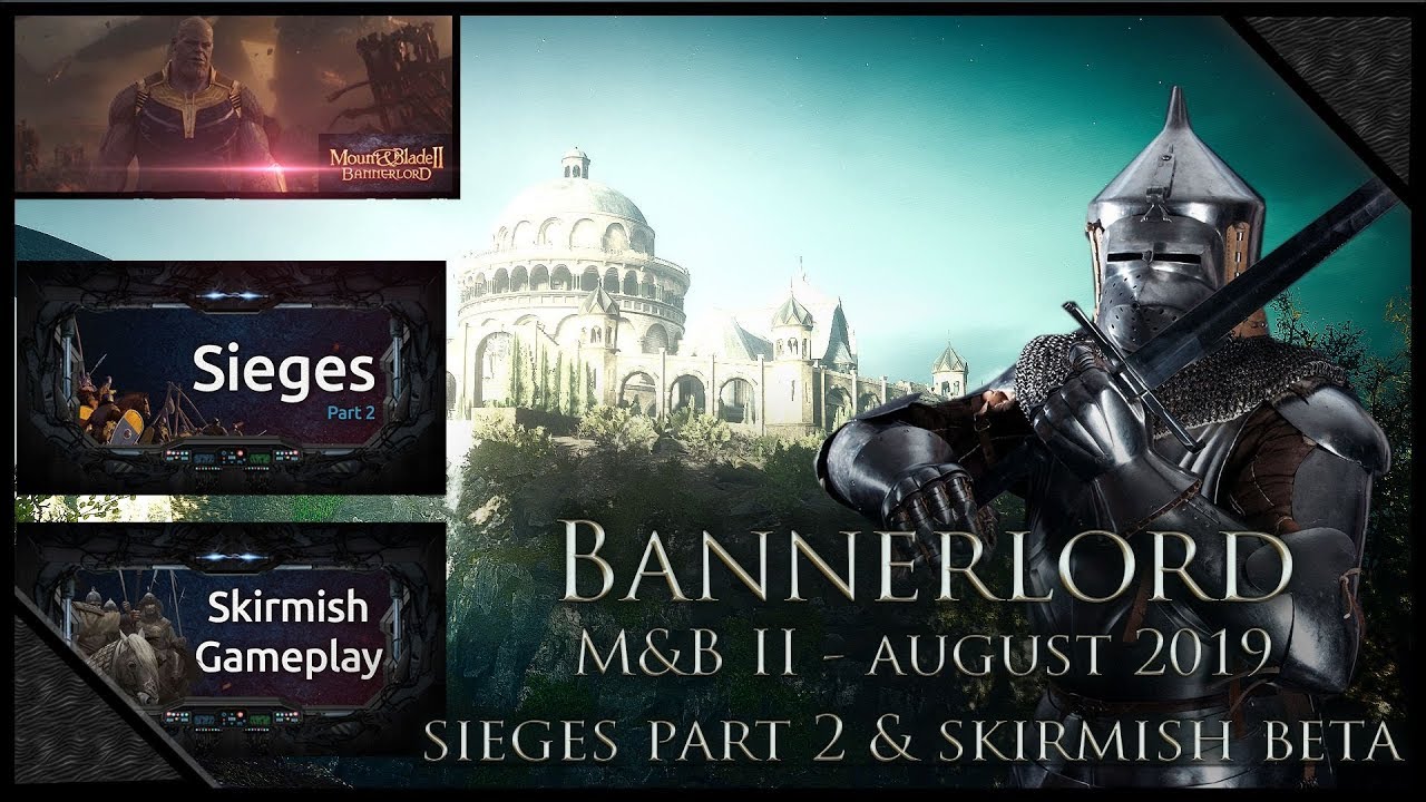 Mount Blade 2 Bannerlord Pre Gamescom 2019 News Skirmish Pvp