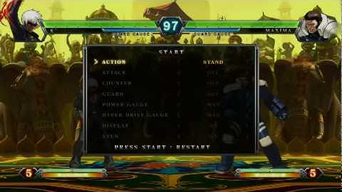 THE KING OF FIGHTERS XIII - TRAINING MODE!!!