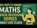 PART-55/UPTGT | PGT | LT Grade Maths – Full Revision | Most Important Questions | Exam Preparation