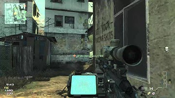 MW3 - Awesome collateral and quick scope!