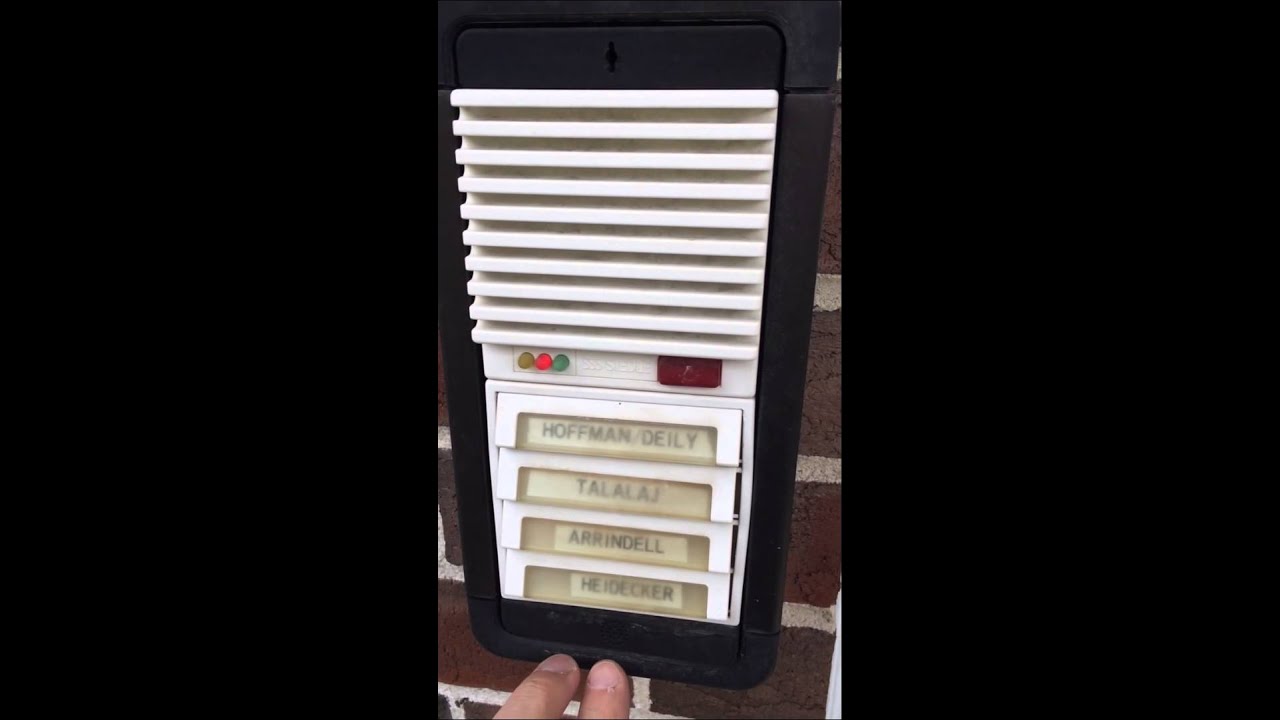 Door buzzer YouTube