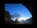 Winter sun in time lapse