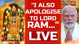 PM Modis LIVE Speech At Ram Mandir | PM Modi Ram Mandir Pran Prathishtha Speech LIVE | India Today