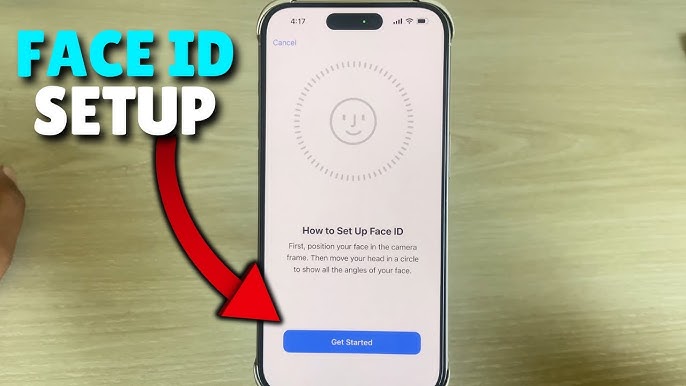 iPhone 16/16 Pro Max : How to setup face id iphone - YouTube