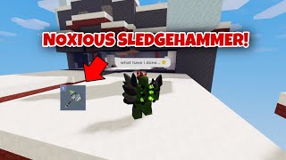 The New Noxious SledgeHammer Is Way Too OP! 😳🔨 (Roblox BedWars)