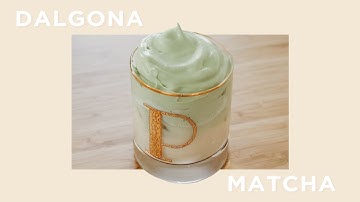 How To Make Dalgona Matcha | Easy Frothy Matcha Recipe