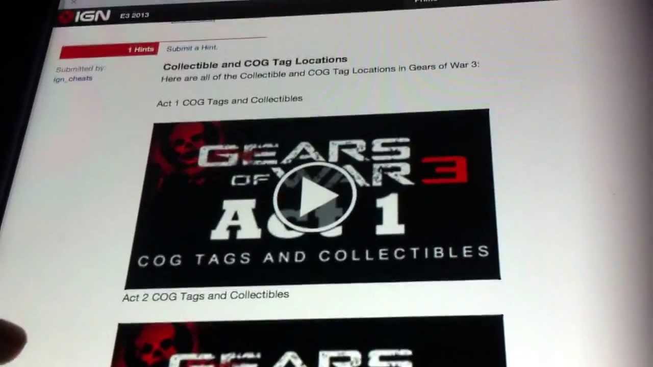 Gears Of War 3 Cheats And Codes YouTube