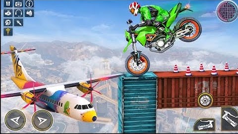 Merge Ramp bike racing Extreme Merge Ramp bike racing Stunt 3D Gameplay 💥 GT Merge bike Gameplay 