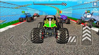 Monster Truck mega Ramp Extreme Racing - Impossible GT Car Stunts Driving - Gadi game - Android Game screenshot 5