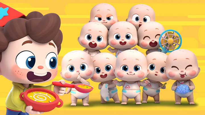 Take Care of 10 Little Babies | Numbers Song | Baby Care | Nursery Rhymes & Kids Songs | BabyBus