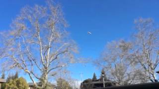 The Goodyear Blimp attempting a turnaround