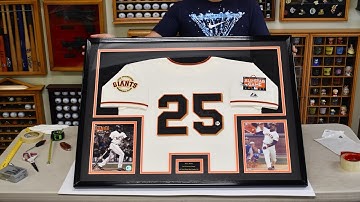 How to Professionally Frame a Baseball Jersey in a Sports Display Case