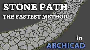 Stone Path (the easiest method) in Archicad Tutorial