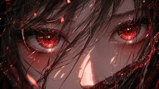 4K Red Anime Eyes ❤️ | Dark Fantasy Anime Wallpaper | Ultra HD Cinematic