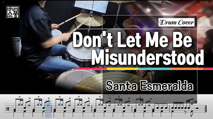 Don’t Let Me Be Misunderstood Drums version - Drums performance video thumbnail