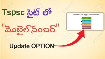 Tspsc OTR Edit 2022||Mobile number Updates