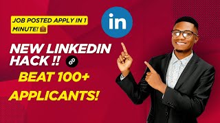 LinkedIn Job Hack: Apply Before 100+ Applicants with This Secret Trick! Profile