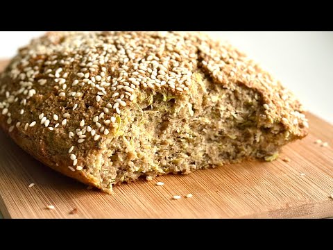 OHNE Mehl! Zucchinibrot! Gesundes Brot! Glutenfreies Brot