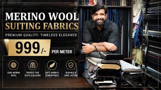 Merino Wool Suiting Fabric | Premium Original Men’s Wear Fabrics
