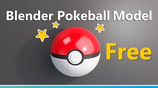 Free Pokeball Blender Model screenshot 4