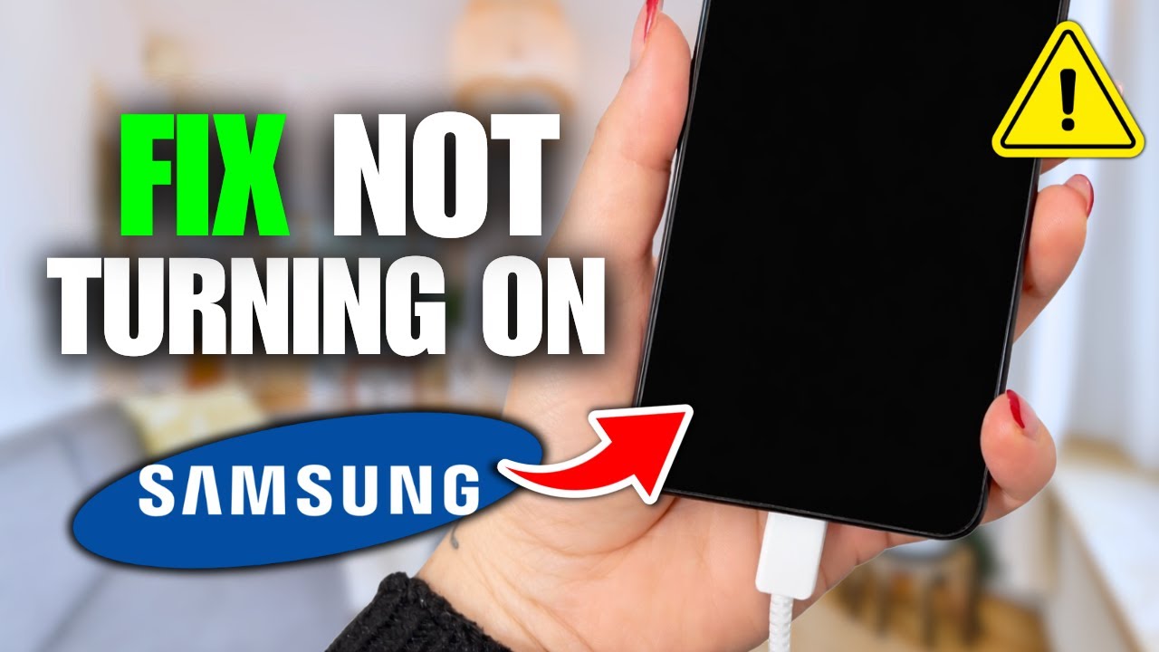 How To Fix Samsung Galaxy Not Turning On / Charging - YouTube