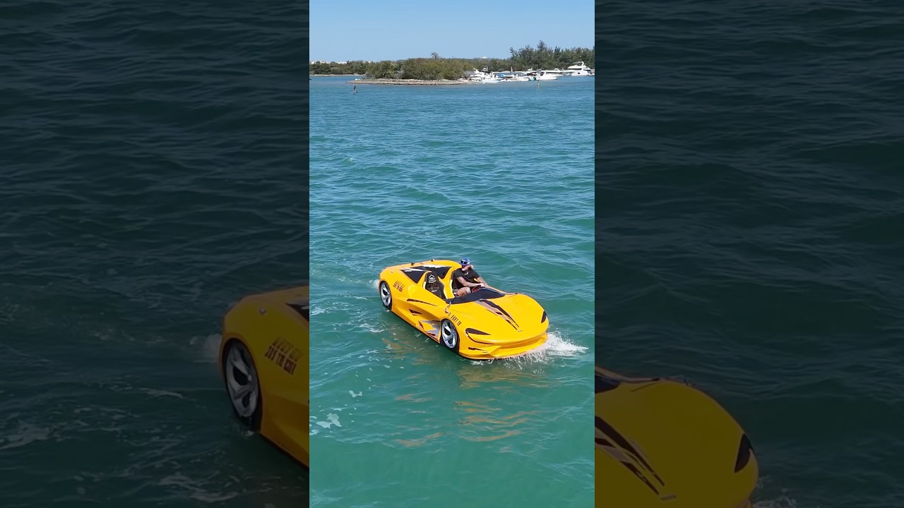 Only in Miami | This Jet Car Turns the Ocean into a Road #miami #jetcar #onlyindade #shorts Only in Miami | This Jet Car Turns the Ocean into a Road #miami #jetcar #onlyindade #shorts