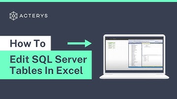 DISCOVER the Secret to Effortless SQL Server Table Editing in Excel