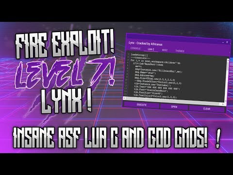 [OMFG] ✅ INSANE ROBLOX HACK/EXPLOIT!! ✅ | LYNX CRACKED ! | OP ASF LUA C W/ GOD CMDS, ETC (WORKING!)