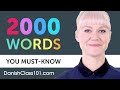 2000 Words Every Danish Beginner Must Know