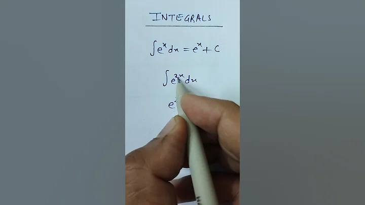 Integral of e^2x